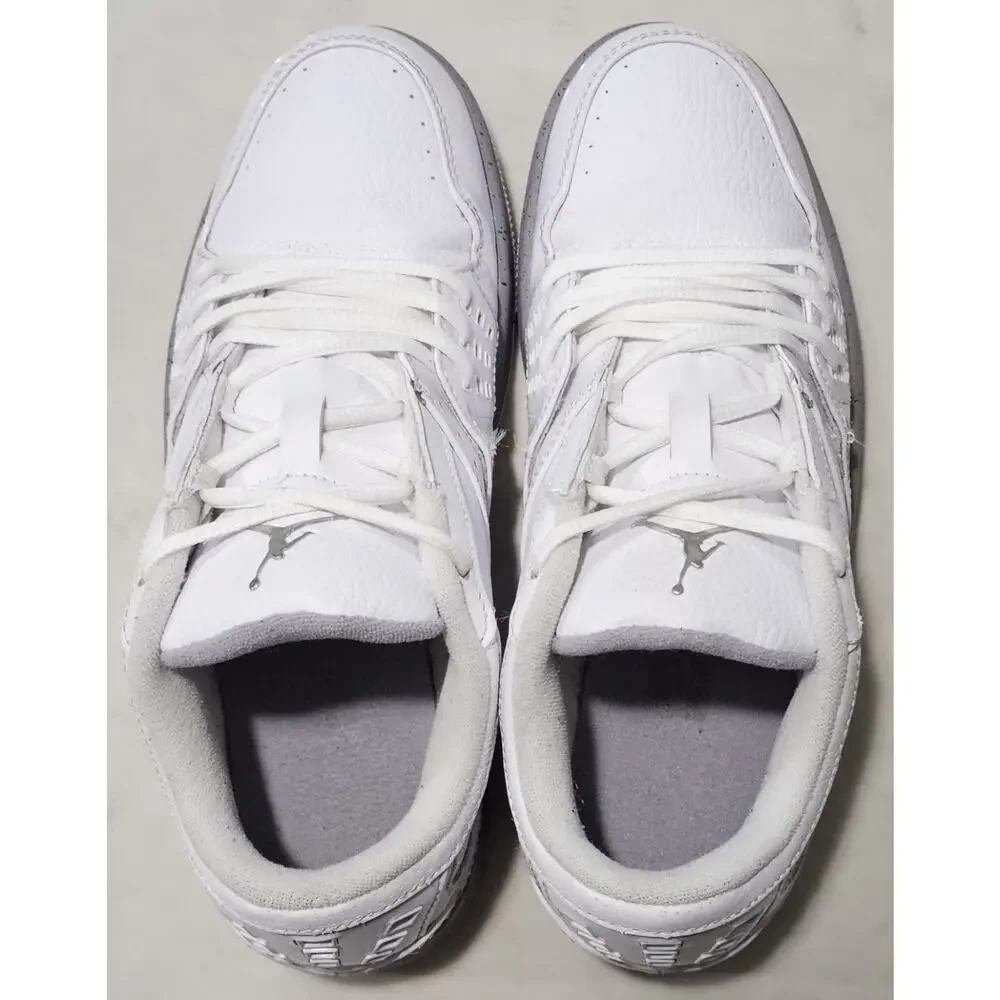 Nike Air Jordan 1 Flight Low White Cement 350610-107 Women's Size 7 Used